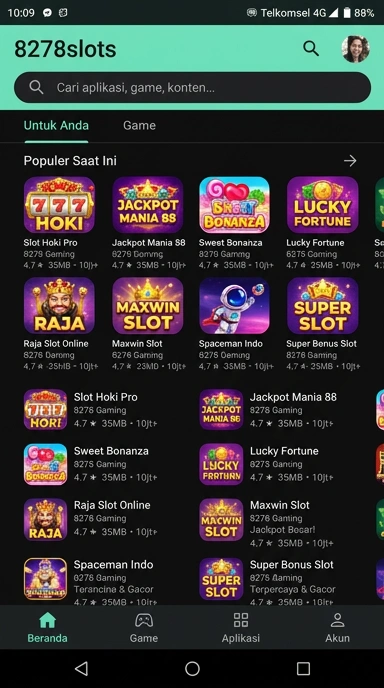 Aplikasi Populer dan Kanal Uji | 8278slots - Temukan Favorit Anda