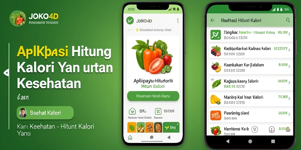 Tampilan antarmuka JOKO4D untuk menghitung kalori dengan mudah.
