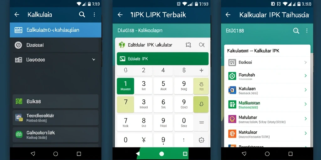 Antarmuka MDG188 menampilkan fitur Kalkulator IPK yang sederhana dan mudah digunakan.