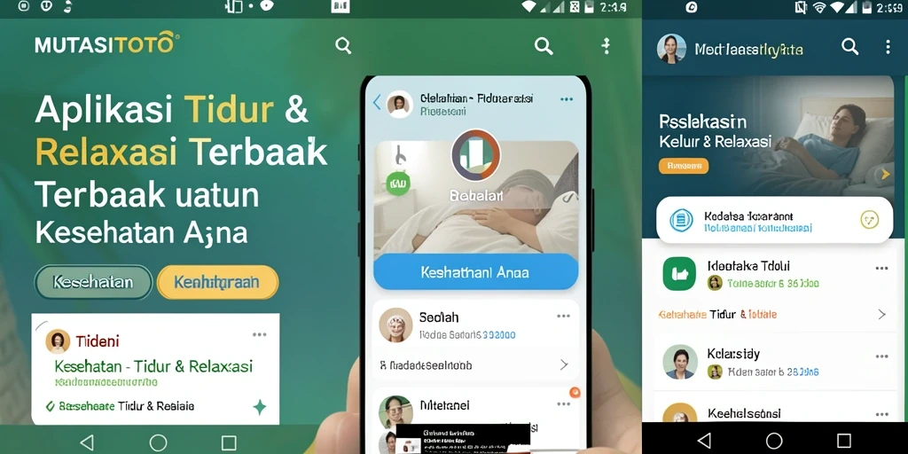 Antarmuka aplikasi MUTASITOTO yang mendukung relaksasi maksimal.