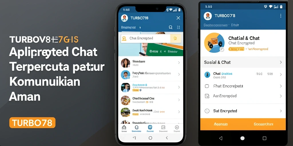 Tampilan antarmuka TURBO78 yang modern dan fungsional dalam Chat Encrypted.